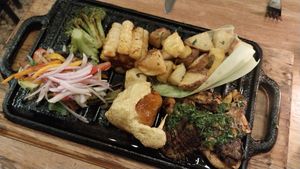 Parrillada at Green Point in Cusco