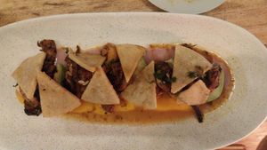 Mushroom starter at Green Point in Cusco