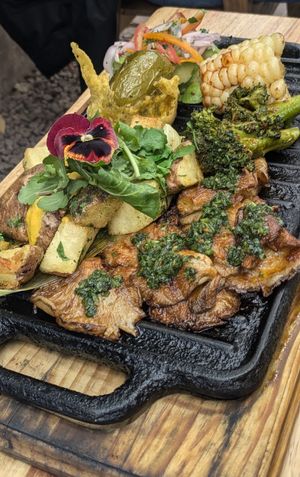 Vegan Cusco Grill Plate at Green Point in Cusco