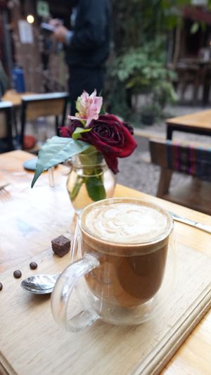 Latte   at Green Point in Cusco