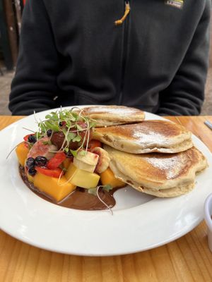 Pancakes  at Green Point in Cusco