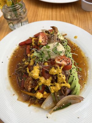 Hash brown  at Green Point in Cusco