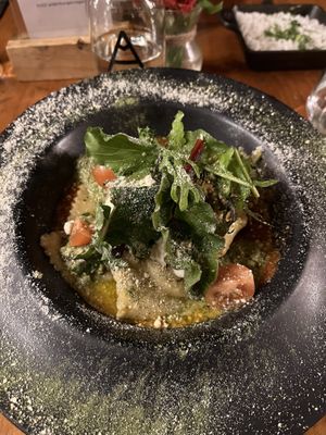 Ravioli  at Green Point in Cusco