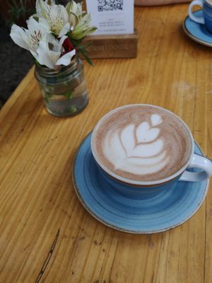 Hot chocolate at Green Point in Cusco