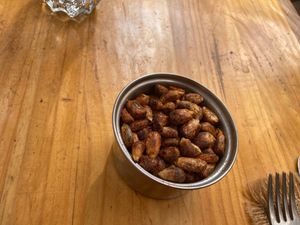 Complimentary inca nuts, house-made at Green Point in Cusco