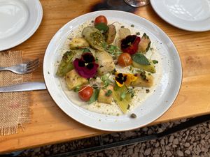 vegan dish at Green Point in Cusco