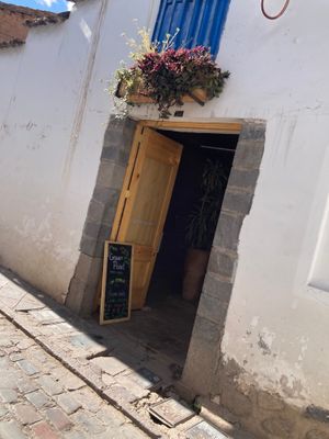 Front entrance at Green Point in Cusco