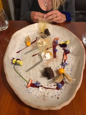 Vegan suspiro  at Green Point in Cusco