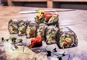 susshi ahumado at Green Point in Cusco