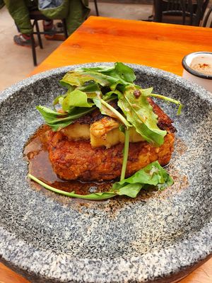 Tacu tacu. Smokey deliciousness at Green Point in Cusco