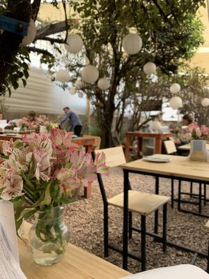 Beautiful outside area at Green Point in Cusco