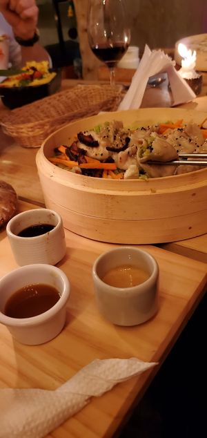 Dumplings! at Green Point in Cusco