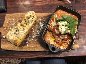 Lasagna  at Green Point in Cusco