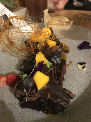 Cake at Green Point in Cusco