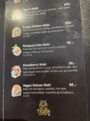   at Tiger Sushi Bar  in Bodo