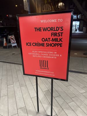 Oat milk ice creamm  at Urban Dessert Lab in West Hollywood