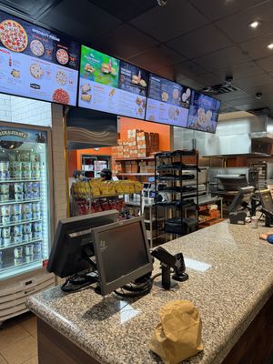 Order area  at Pizza Pizza  in Mississauga
