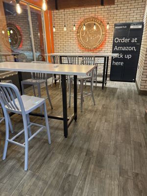 Sitting area  at Pizza Pizza  in Mississauga