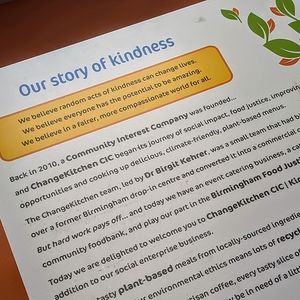  at ChangeKitchen Kindness Cafe in Birmingham
