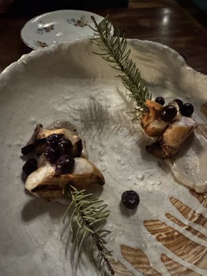 MUSHABOOM - MUSHROOMS, SUNFLOWER, ARCTIC BLUEBERRY  at Sauvage  in Canmore