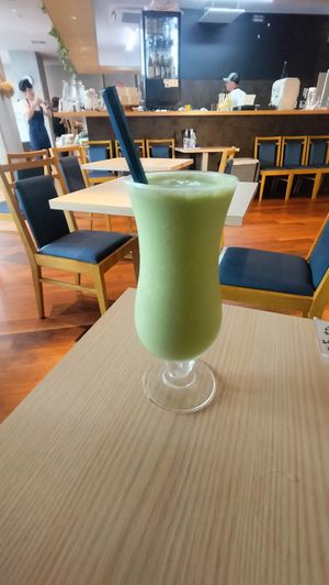 Pina colada smoothie at Aono Cafe - Namba in Osaka