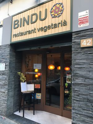 The entry at Bindu in Igualada