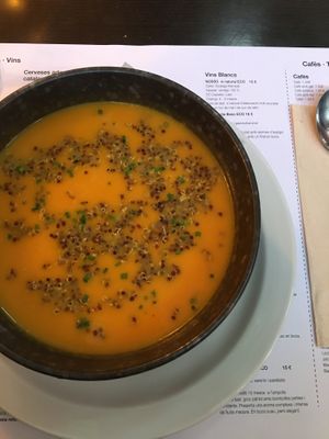 Crema de carbassa  at Bindu in Igualada