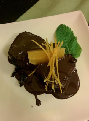 Carob cake at Bindu in Igualada