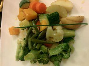 Baked vegetables at Bindu in Igualada