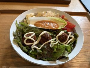 Soymeat bowl  at KIGI in Tokyo