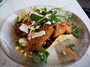 'Fish' Taco at 2 Pugs Coffee & Kitchen in Meadow Springs