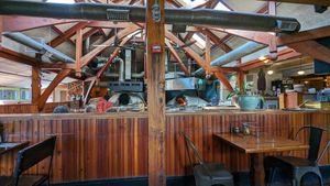 Atmosphere is bright and inviting at Flatbread Company in North Conway