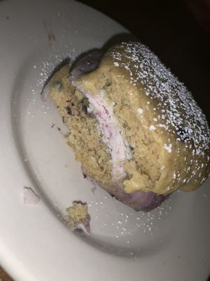 Inside of the whoopie pie  at Flatbread Company in North Conway