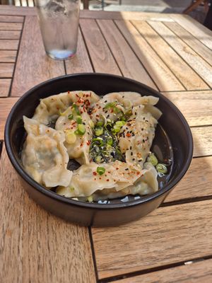 Dumplings at Minari Korean Kitchen in Stellenbosch