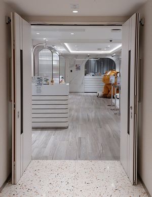 Shop front at Lady M in Hong Kong Island