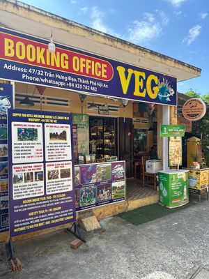 New sign out front..  at Rose's Family Vegan Shop - Vegan Grocery, Vegan Icecream and Healthy Kombucha in Hoi An