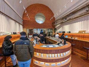 Inside at WatchHouse Roastery in South East London