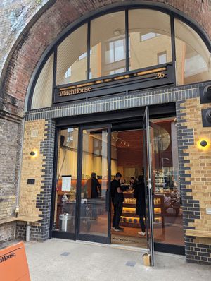 Outside at WatchHouse Roastery in South East London
