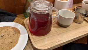 Salted caramel cookie at WatchHouse Roastery in South East London