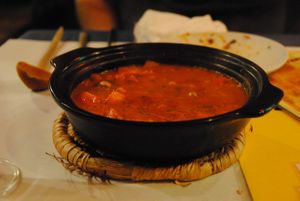 Soup. at Casablanca Moroccan Restaurant in Nagoya
