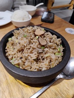 Truffle rice at Jujubetree in Shanghai