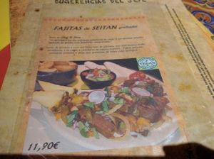 chefs special, best thing on menu at Taco y Tequilla in Faro