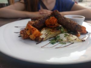 Main course at Plevel in Prague