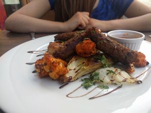 Main course at Plevel in Prague