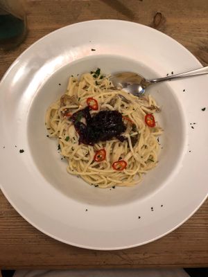 Pasta dish (I forgot the name of) at Plevel in Prague