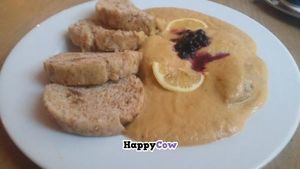 Traditional Czech dish at Plevel in Prague