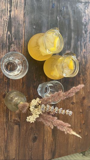 Homemade limonade  at Plevel in Prague