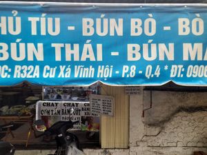 Outside at Chí Thiện in Ho Chi Minh City