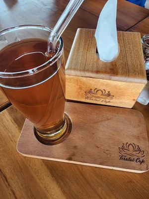 Teh tawar (refill) at Teratai Cafe & Resto in Tangerang