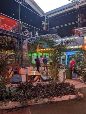 It's the green area in this photo at The Bean in Nairobi